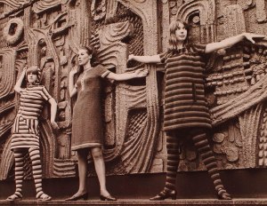 Fashion students from the Art School in Hope Street, Liverpool, late 1960s