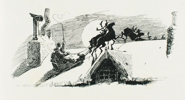 Illustration from “A Vision of St. Nicholas”, The Strand, December 1891, p.659.