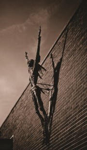 Arthur Dooley's 'Black Christ' at Princes Park Methodist Church, unveiled in 1969 and restored in 2015